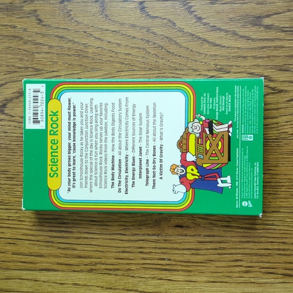 Set Of 4 Vintage Educational VHS Tapes Classic Children's Animated Videos - Picture 15 of 16